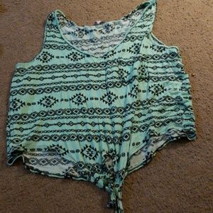Crop top tank top